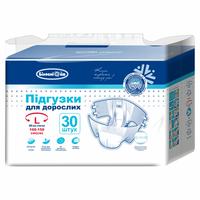 Підгузки для дорослих "Білосніжка", L (100-150 см), 30шт